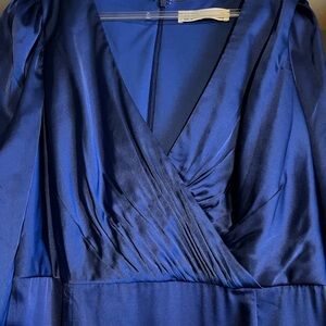 Royal blue evening gown